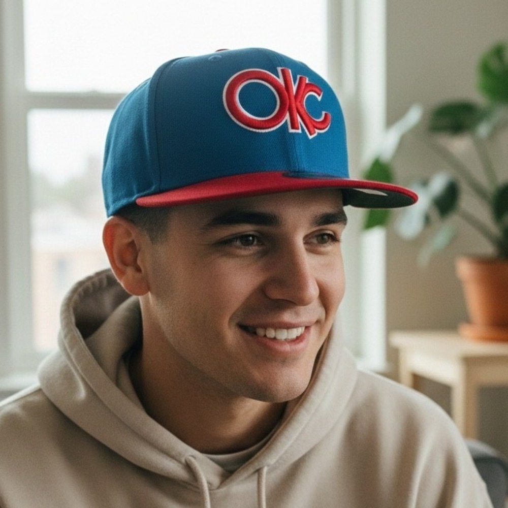 New Era 59FIFTY OKLAHOMA CITY Baseball Fitted Baseball Cap - Size 7